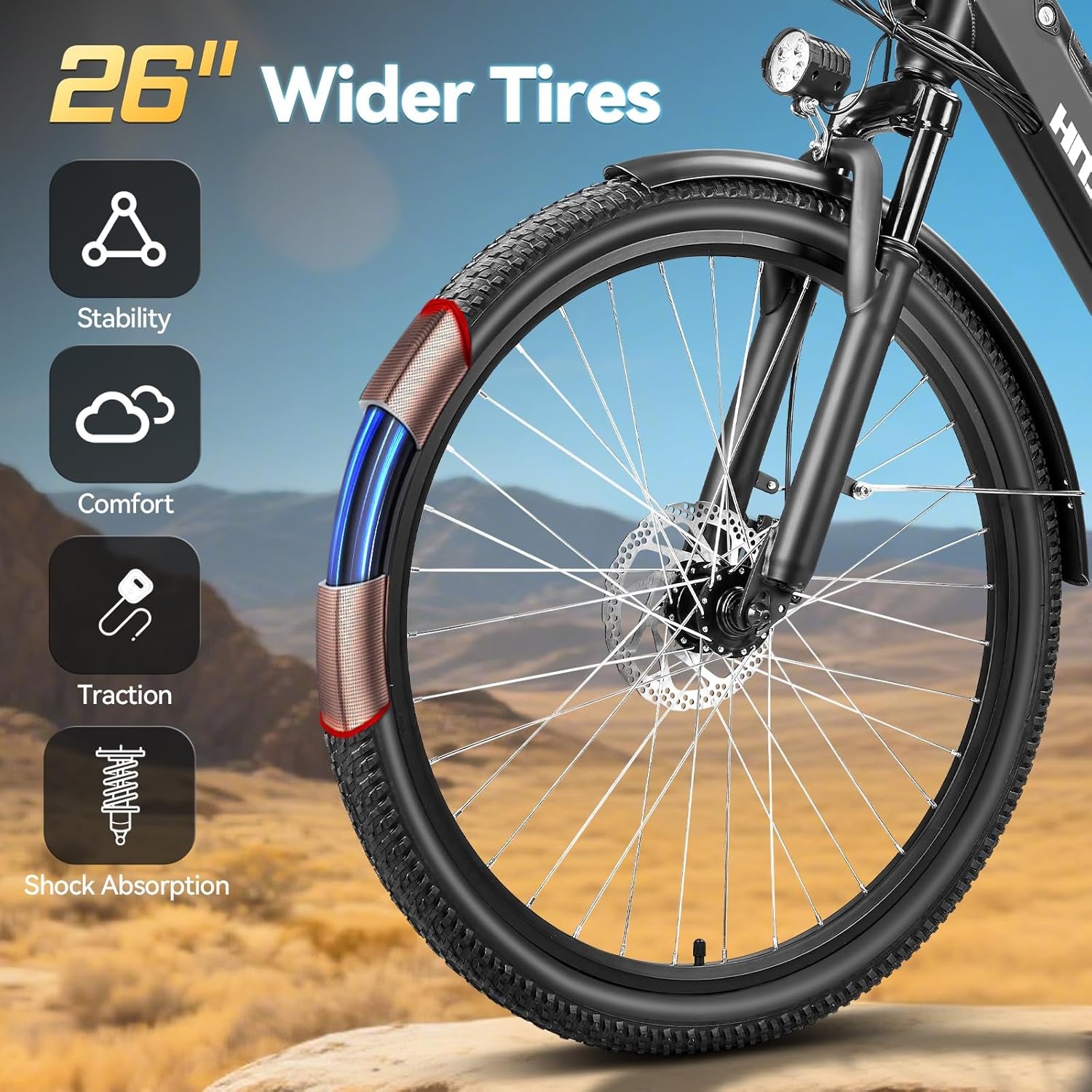 24"/26" Electric Bike for Adults with Peak 1000W Motor & 48V 940.8 Wh Removable Battery, up to 90Miles 23+ MPH Step Thru Electric Bicycle, Commuter E Bikes with 7-Speed, UL 2849 Certified