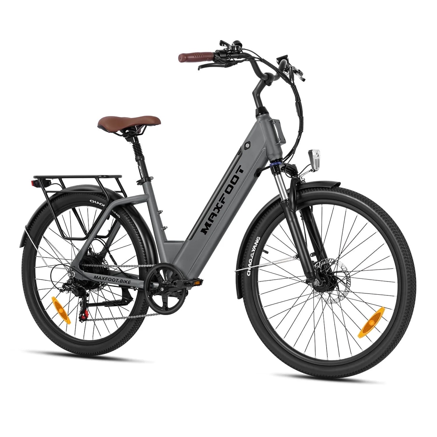 MF25 Electric Bikes for Adults, 1000W Peak Motor, up to 70 Miles, 48V 10.4Ah Built-In Battery, 25 MPH Electric Cruiser Bicycle, 26" 7-Speed Ebikes with Suspension